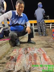 7월 26일 이프로 완도 한치 조황입니다 사진