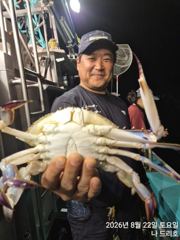  8/22일,악조건에도 대대박~무쟈게 나오네요~야간 꽃게~실시간조황~시즌 시작 ~오늘도 야간 꽃게갑니다~~군산 나드리호 사진