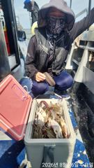 오늘의조황 - 8/26 야무진호 꽃게사냥 - 오천항 No.1 대형 선단 ▶오천 야무진피싱◀ 사진