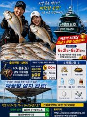 8월 28일 홍원항 뉴아일랜드호 씨알좋은 백조기 [실시간조황] 수중전 진행중!