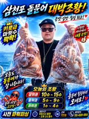 돌문어 실시간 1등12마리~팍~팍~!! 사진