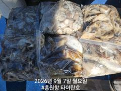 오늘의조황 - [홍원한 신세계호] 9월7일(월) 점점좋아지는 씨알 망태기 조황 - 홍원항 블랙펄호,배낚시,바다낚시,광어 다운샷, 참돔 타이라바, 백조기, 주꾸미, 갑오징어, 우럭