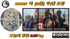 쭈.갑 먹물조황+ - 9.17 군산 이글스호 주꾸미 18분 조황~ 굿굿굿~