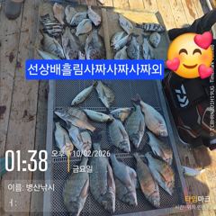[고성] 병산 감성돔4짜4짜4짜외 선상배흘림&선외기 흘림조황 사진