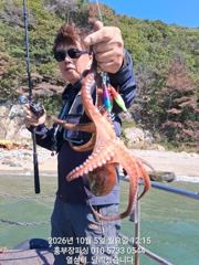 [통영] (문어)K전후 대물 속출~원도권 마릿수 꾸준 홍부장피싱(6일 예… 사진