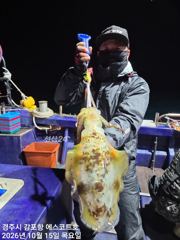 겁나게 큰~~무늬오징어 1,6kg 주간 대삼치및방어. 야간 무…