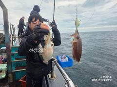 26년10월25일 군산퍼스트피싱 다온호 갑오징어 마무리 조황!