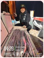 통영 뉴 아시아호>> 대갈치와 바람과의 사투!!
